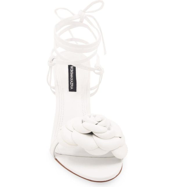 Bcbg Tannia Ankle Wrap Sandal White - Image 5