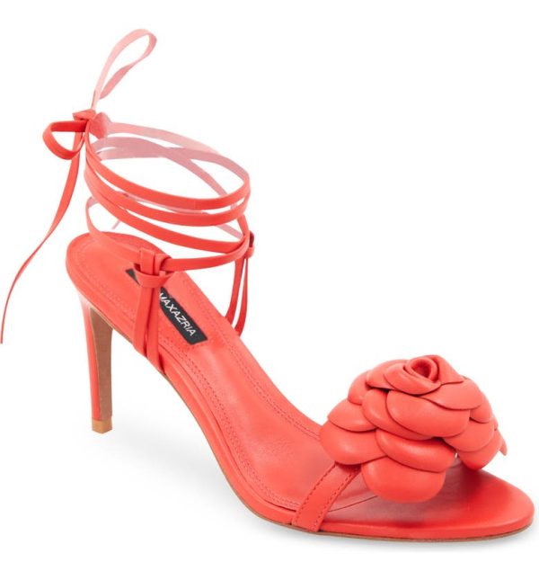 Bcbg Tannia Ankle Wrap Sandal Lava