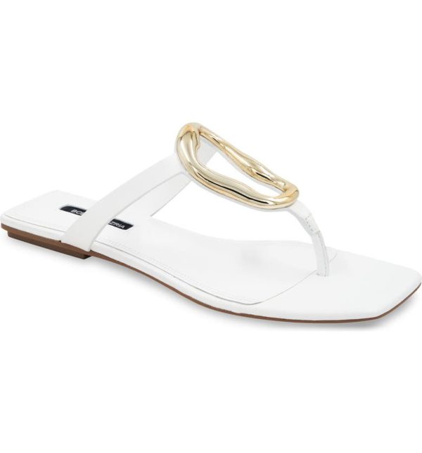 Bcbg Kima Flip Flop White