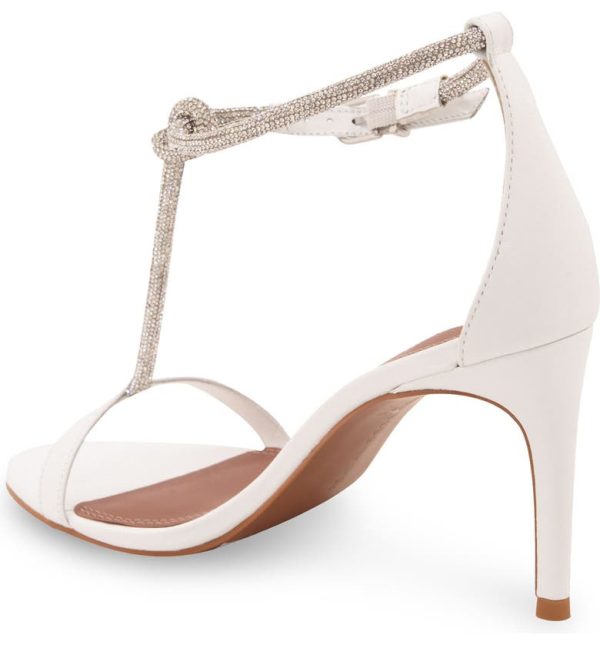 Bcbg Trinnia T-Strap Sandal White - Image 2