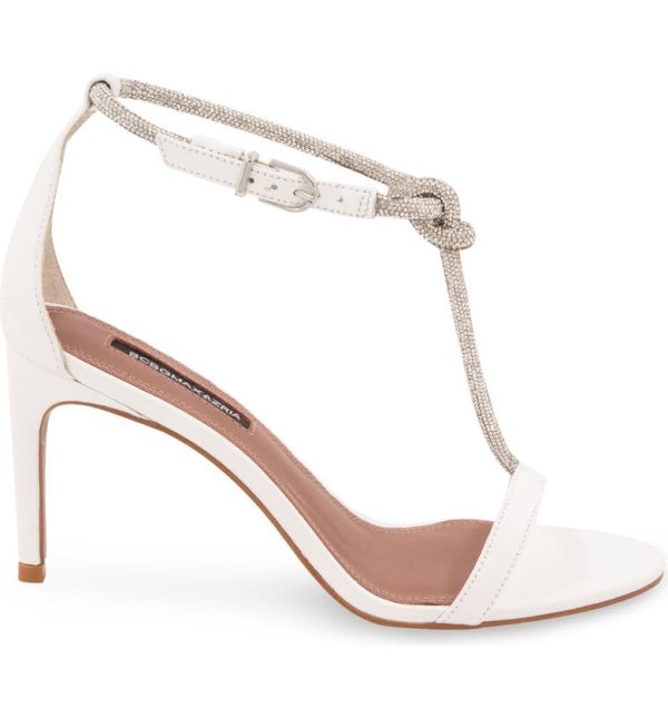 Bcbg Trinnia T-Strap Sandal White - Image 3