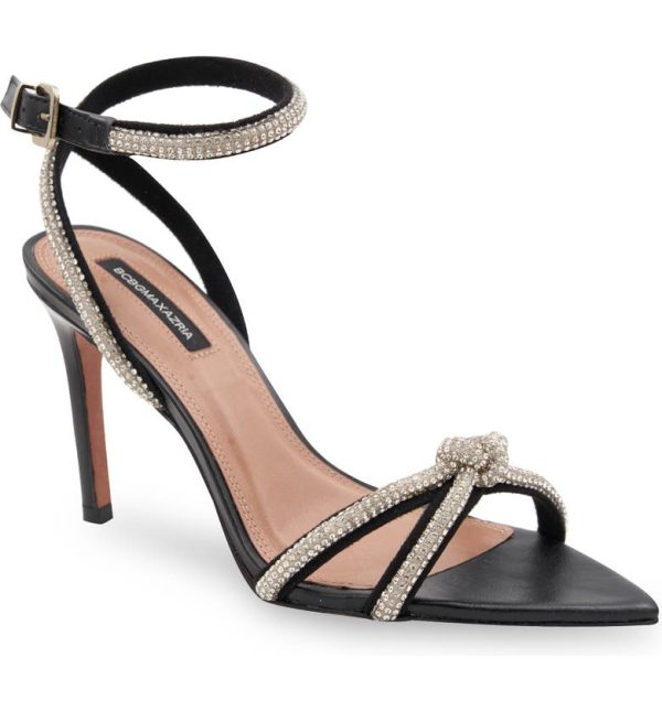 Bcbg Della Ankle Strap Sandal Black