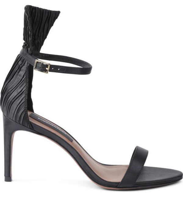 Bcbg Tara Ankle Strap Sandal Black Satin - Image 3