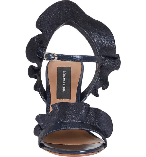 Bcbg Sabrina Ruffle Sandal Midnight Blue - Image 4