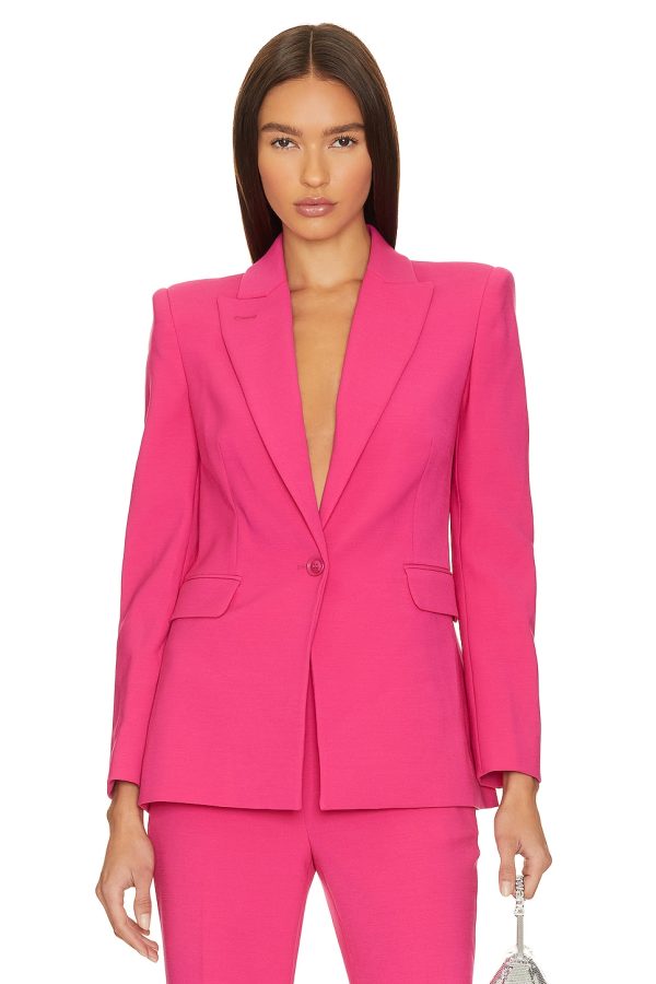 Bcbg Simple Blazer Passion Pink