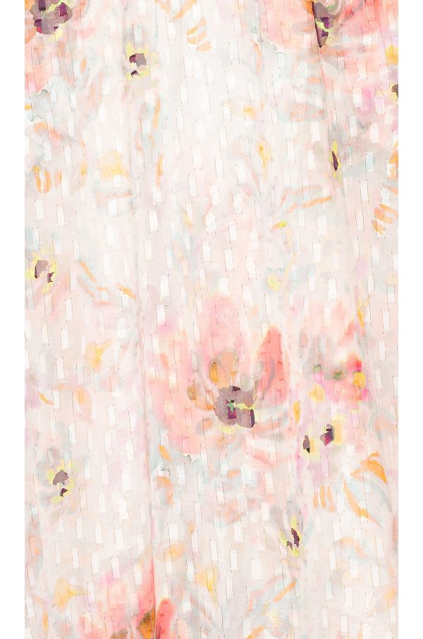 Bcbg Floral Day Dress Blurred Watercolor Floral - Image 2