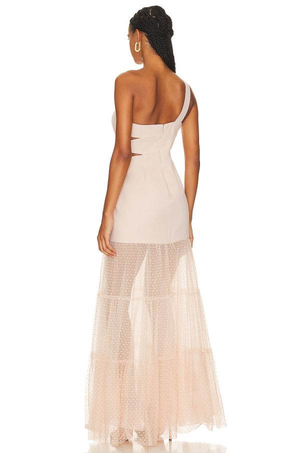 Bcbg Long Evening Dress Pink - Image 3