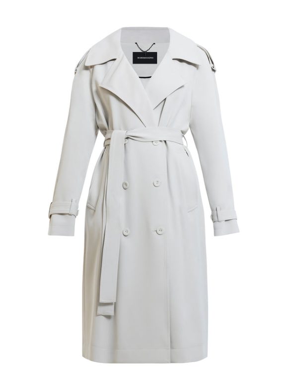 Bcbg Belther Trench Coat Bone - Image 7