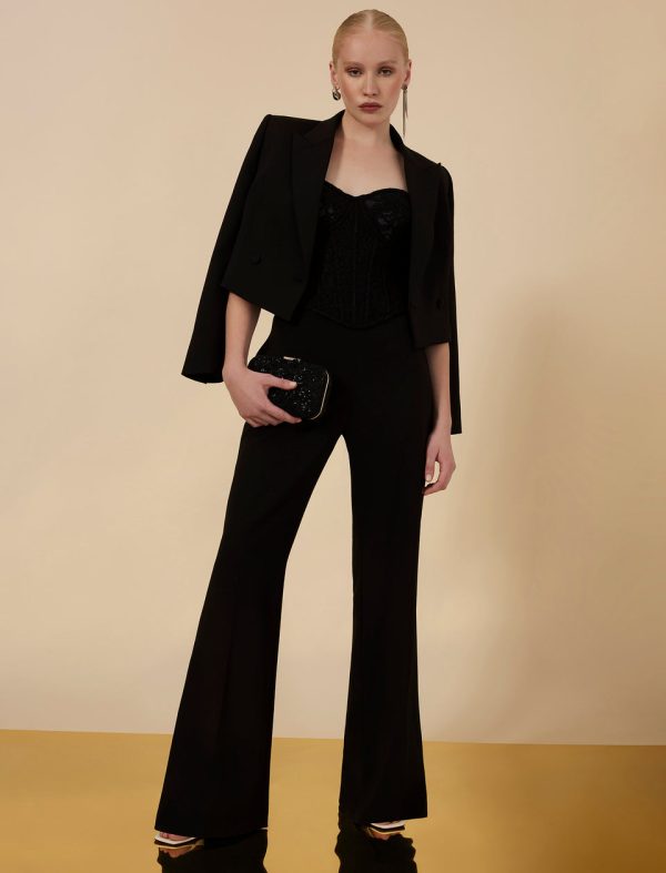 Bcbg Essential Tailored Trouser Black