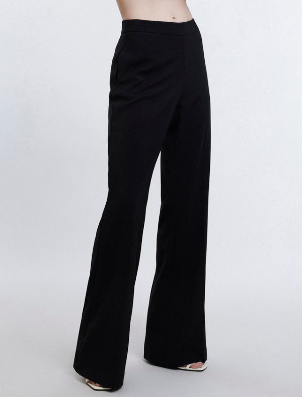 Bcbg Essential Tailored Trouser Black - Image 3