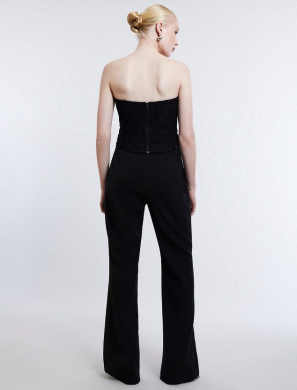 Bcbg Essential Tailored Trouser Black - Image 4