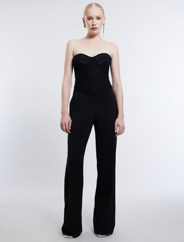 Bcbg Essential Tailored Trouser Black - Image 6