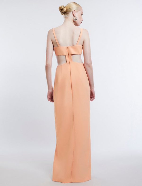 Bcbg Kamilla Cutout Gown Tangerine - Image 4