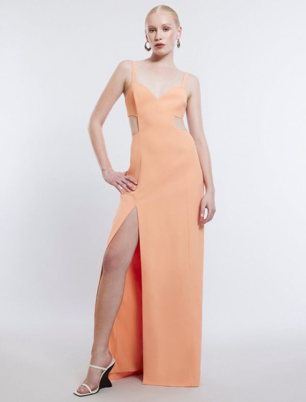 Bcbg Kamilla Cutout Gown Tangerine - Image 5