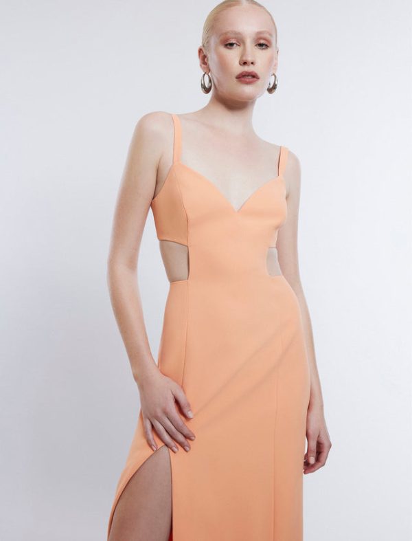 Bcbg Kamilla Cutout Gown Tangerine - Image 6