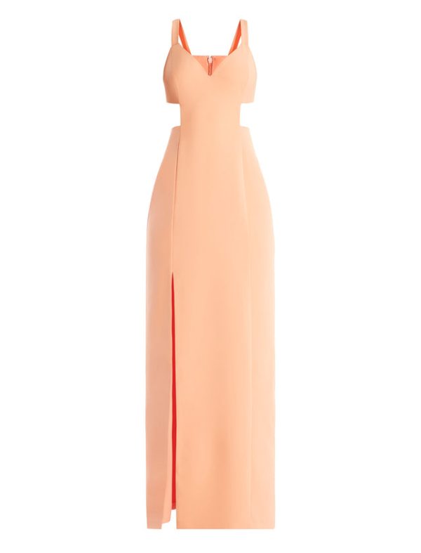 Bcbg Kamilla Cutout Gown Tangerine - Image 7