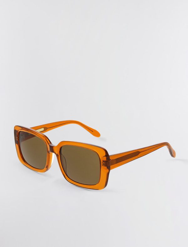 Bcbg Rectangle 1982 Sunglasses Apricot