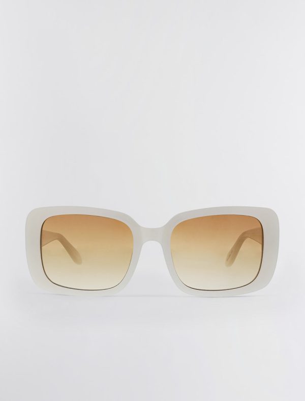 Bcbg Rectangle 1982 Sunglasses Cream - Image 2