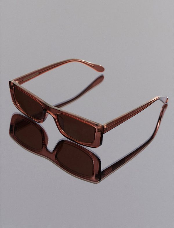 Bcbg Modern Icon Rectangle Sunglasses Blush - Image 6