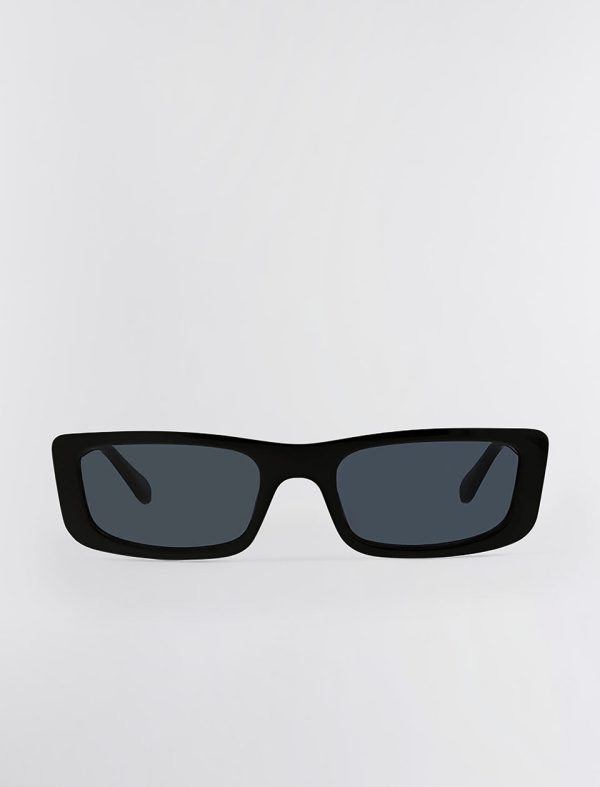 Bcbg Modern Icon Rectangle Sunglasses Black - Image 5