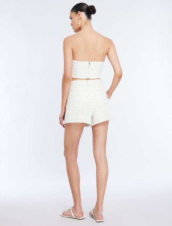 Bcbg Tweed Short Gardenia - Image 4