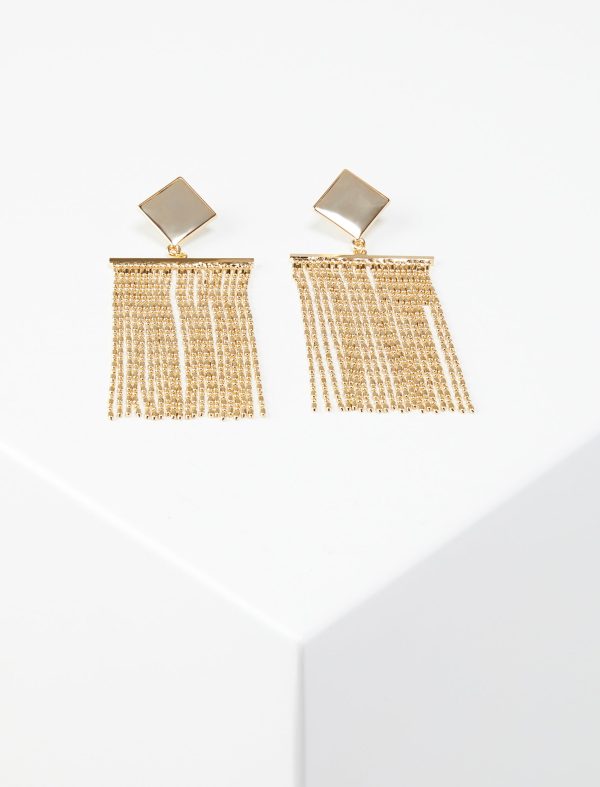 Bcbg Chain Tassel Earrings