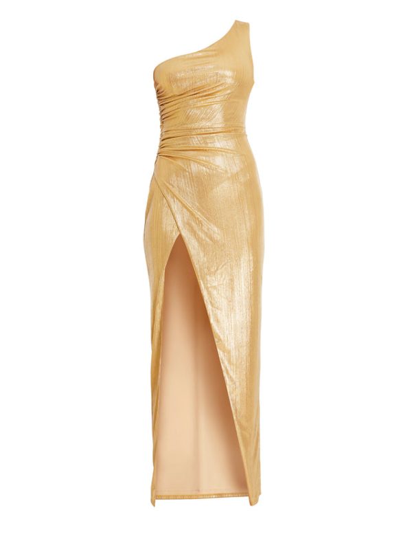 Bcbg Leoni One Shoulder Dress Trophy Cup - Image 7