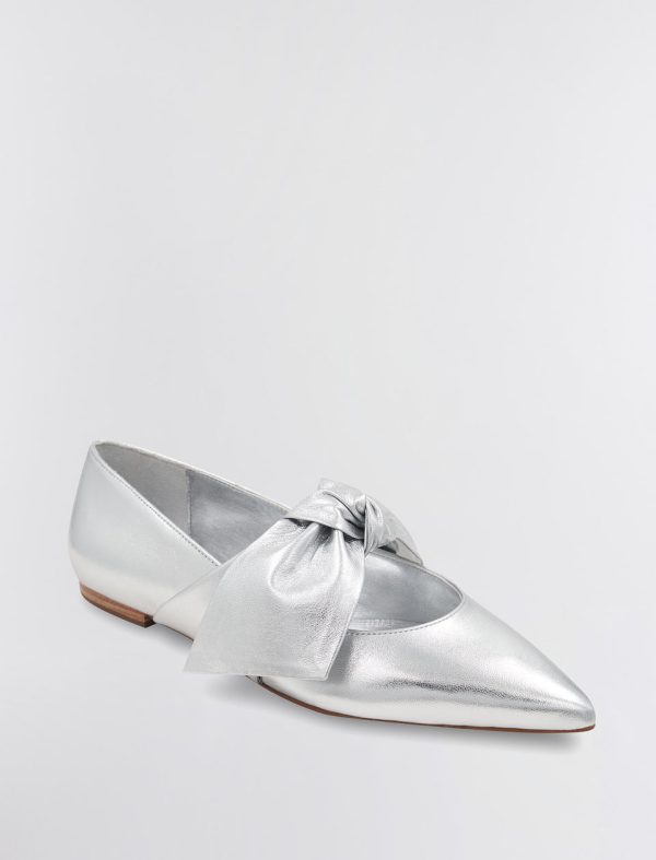 Bcbg Prely Ballet Flat Silver