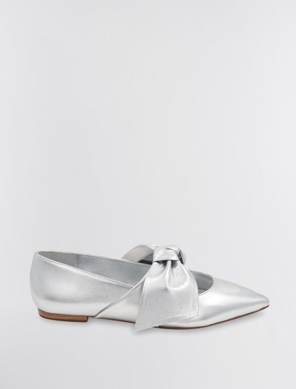 Bcbg Prely Ballet Flat Silver - Image 4