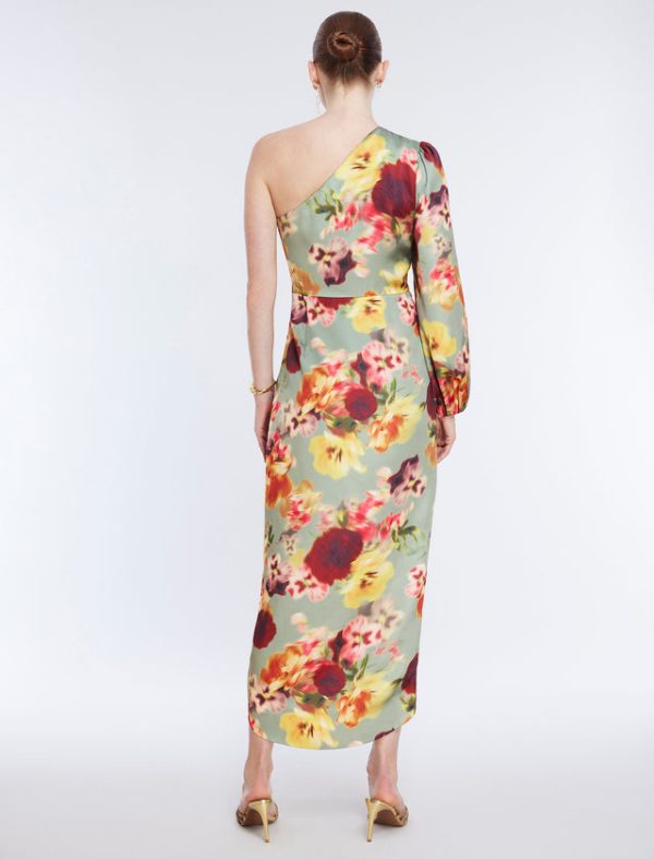 Bcbg Malena Asymmetrical Dress Floral Daze - Image 4