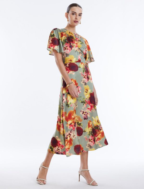 Bcbg Noa Midi Dress Floral Daze - Image 2