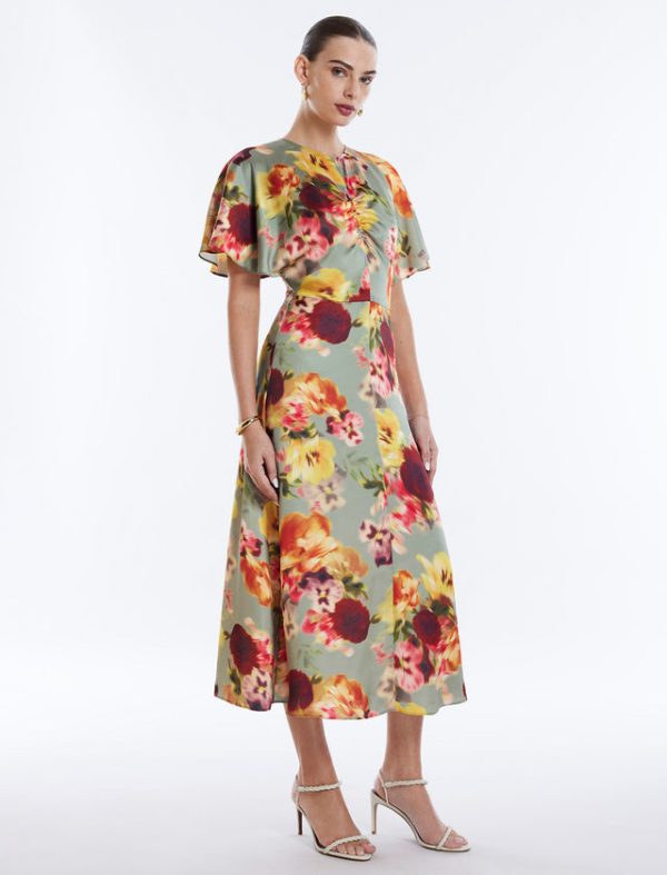 Bcbg Noa Midi Dress Floral Daze - Image 3