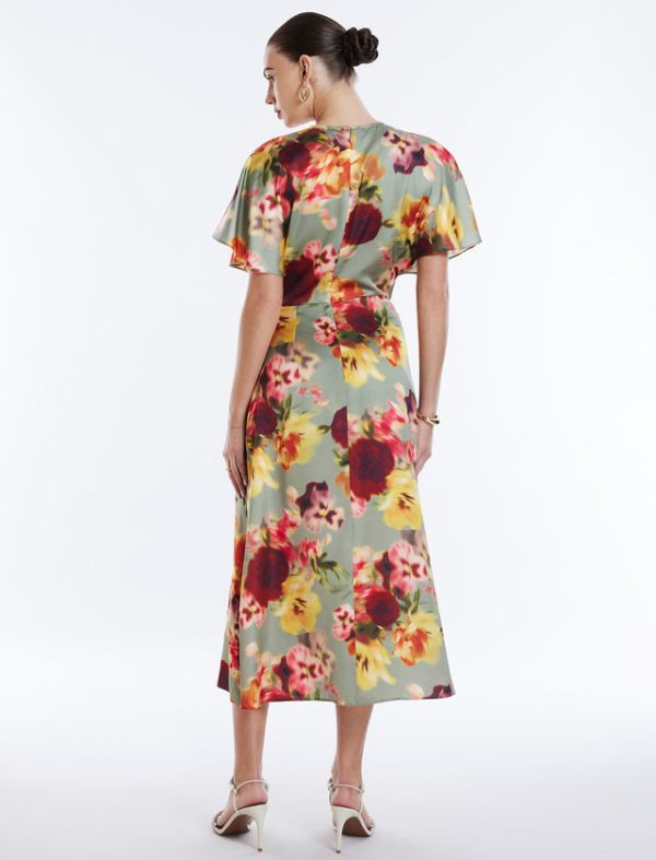 Bcbg Noa Midi Dress Floral Daze - Image 4