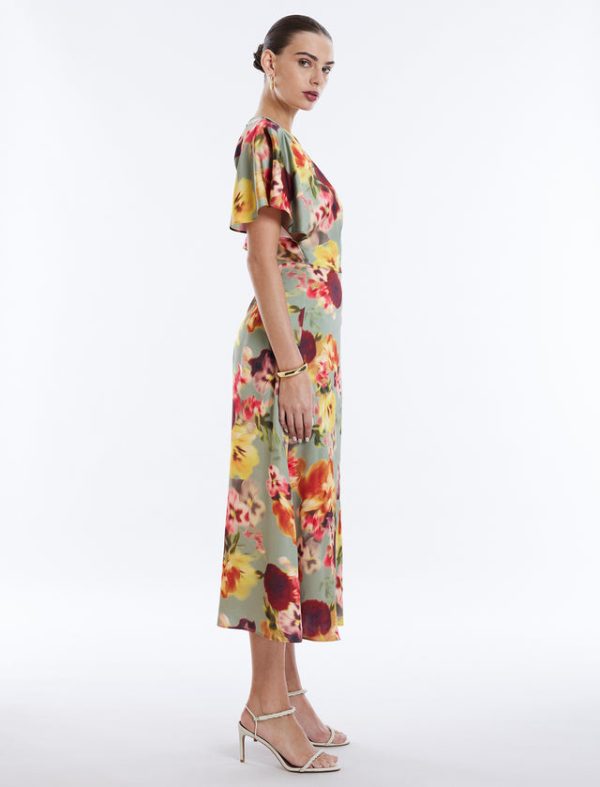 Bcbg Noa Midi Dress Floral Daze - Image 5