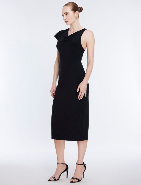 Bcbg Blianna Asymmetrical Dress Black - Image 2