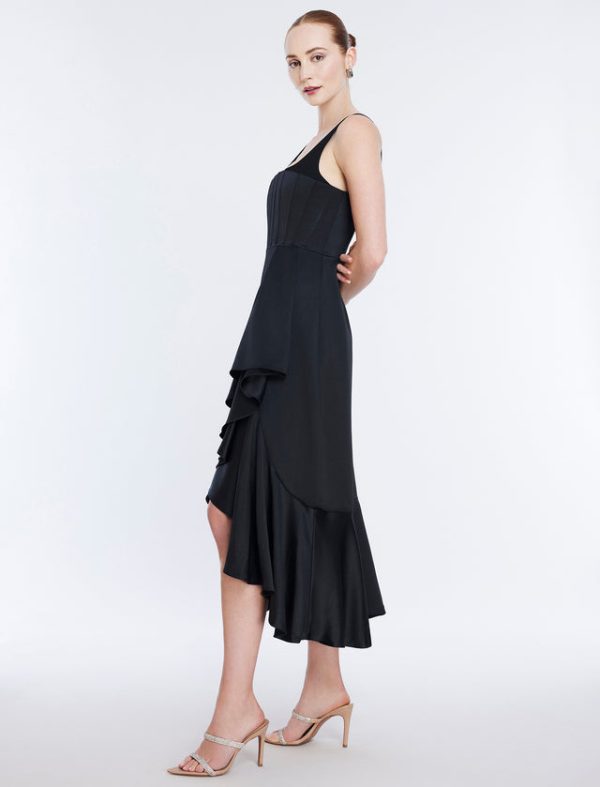 Bcbg Alloria Sleeveless Cocktail Dress Black - Image 5