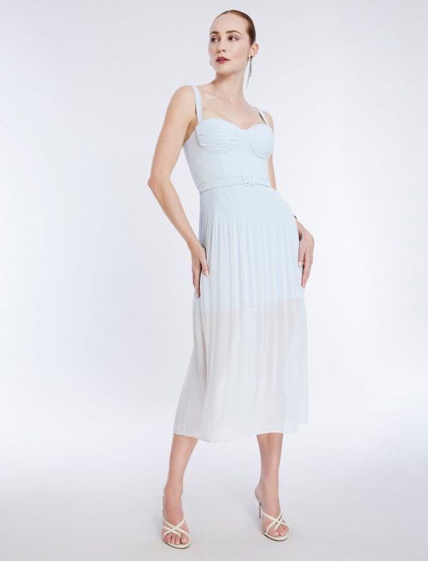 Bcbg Gregoria Midi Dress Ice Blue - Image 2