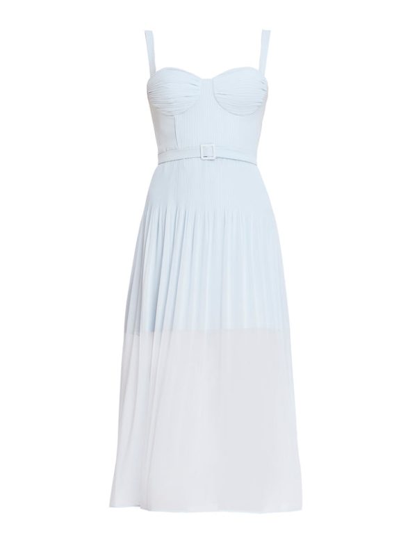 Bcbg Gregoria Midi Dress Ice Blue - Image 7