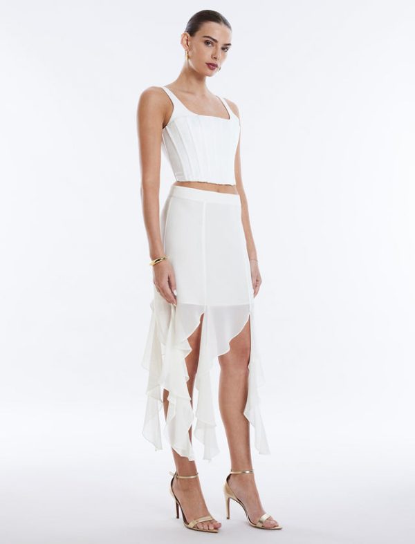 Bcbg Sleeveless Corset Top Gardenia - Image 3