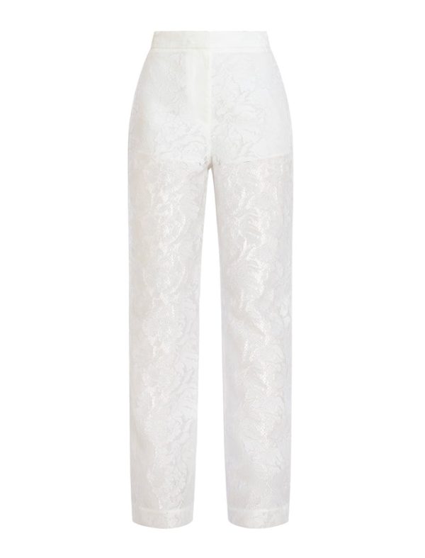 Bcbg Rialla Lace Pant Gardenia - Image 7