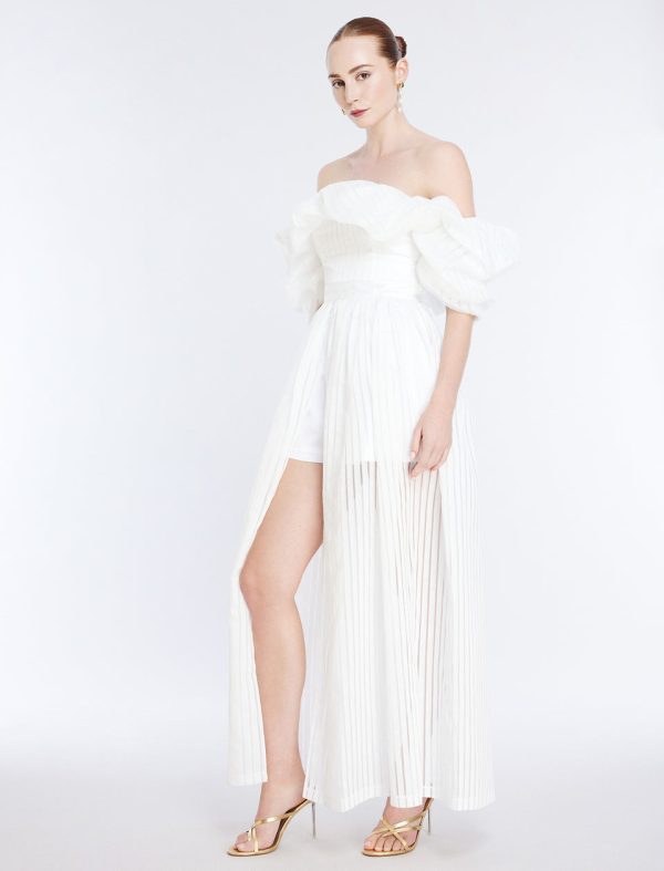 Bcbg Maisie Off Shoulder Romper - Image 3