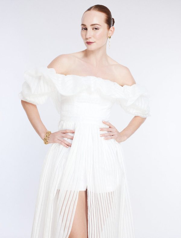 Bcbg Maisie Off Shoulder Romper - Image 6