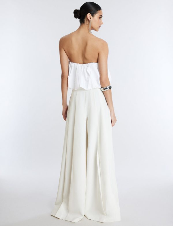 Bcbg Strapless Cotton Poplin Top - Image 4