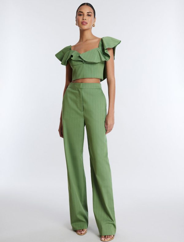 Bcbg Pinstripe Trouser - Image 2