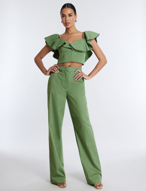 Bcbg Pinstripe Trouser - Image 5