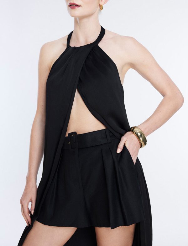 Bcbg Belted Linen Pleated Short - Image 6