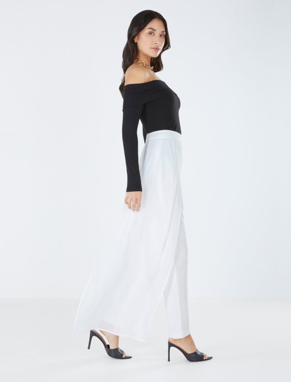 Bcbg Chiffon Layer Slim Pant - Image 6