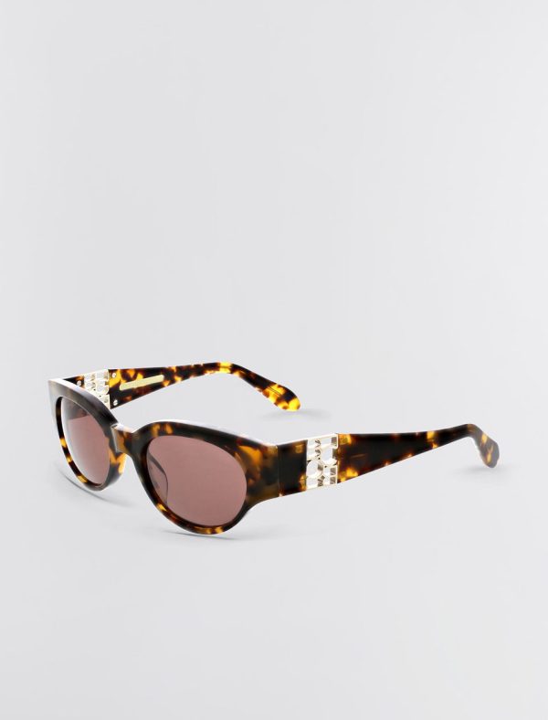 Bcbg Signature Oval Icon Sunglasses