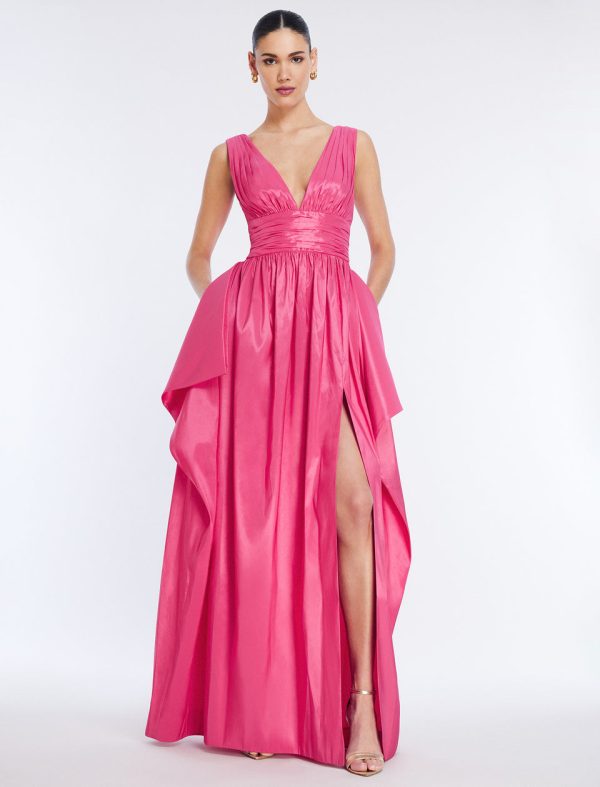 Bcbg Phoenix Plunging V-Neck Gown