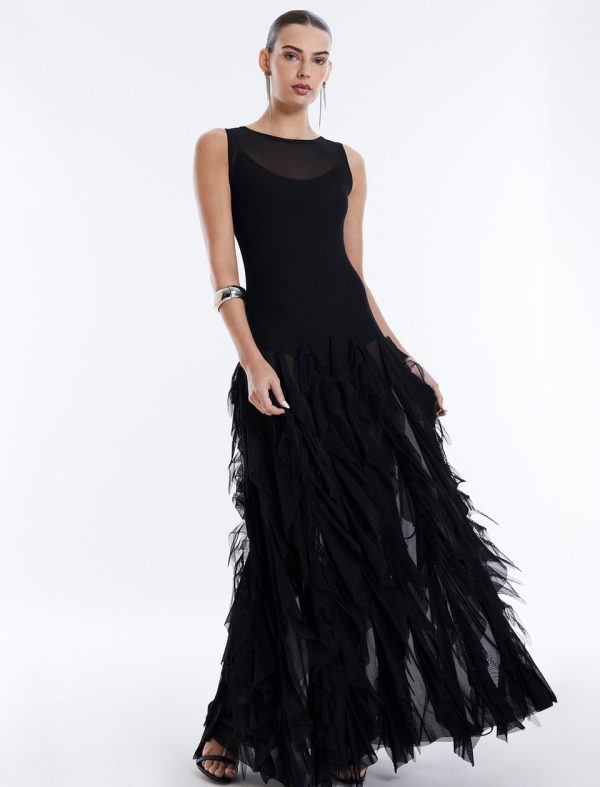 Bcbg Gown Abbie Tulle Evening Gown